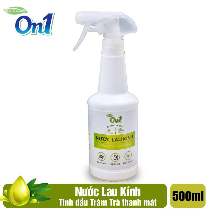 Nước lau kính On1 500 ml CH20, Vệ sinh sạch bụi bẩn, cặn bám lâu ngày vách kính, gương nhà tắm, cửa sổ đa năng