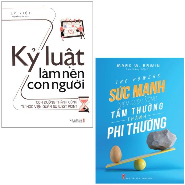 Combo Sách Kỷ Luật Làm Nên Con Người + Sức Mạnh Biến Cuộc Sống Tầm Thường Thành Phi Thường