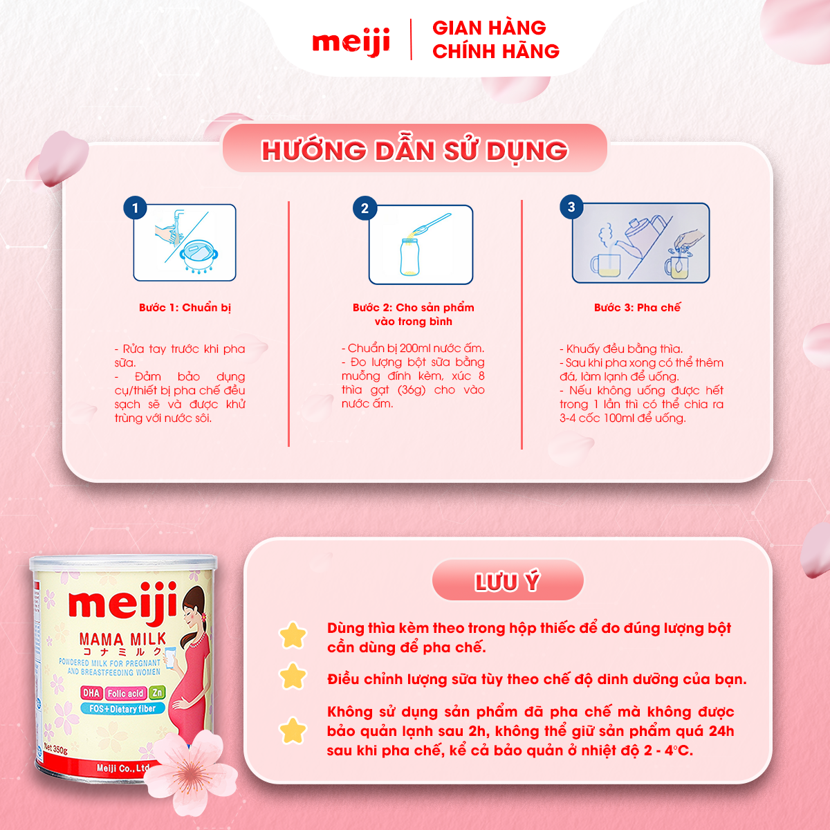 Combo 2 Hộp Thực Phẩm Bổ Sung Meiji Mama Milk &amp; 1 Hộp Sản Phẩm Dinh Dưỡng Công Thức Meiji Infant Formula Ezcube