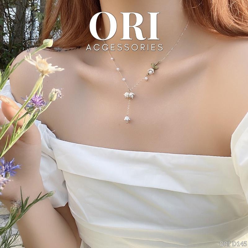 Dây chuyền nữ họa tiết hoa Flora độc đáo xinh xắn ORI ACCESSORIES D145