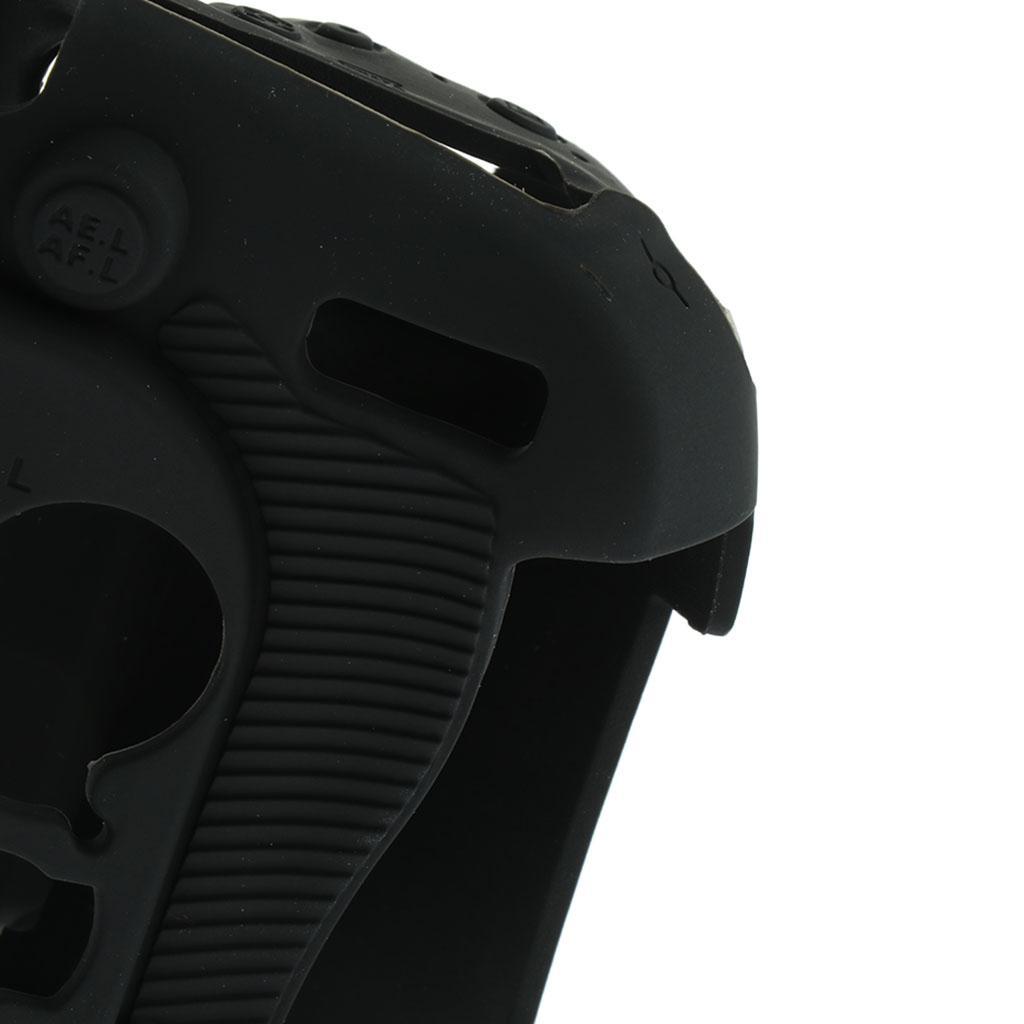 Silicone Case Cover Skin for Nikon D7100 D7200 Camera Protector Black