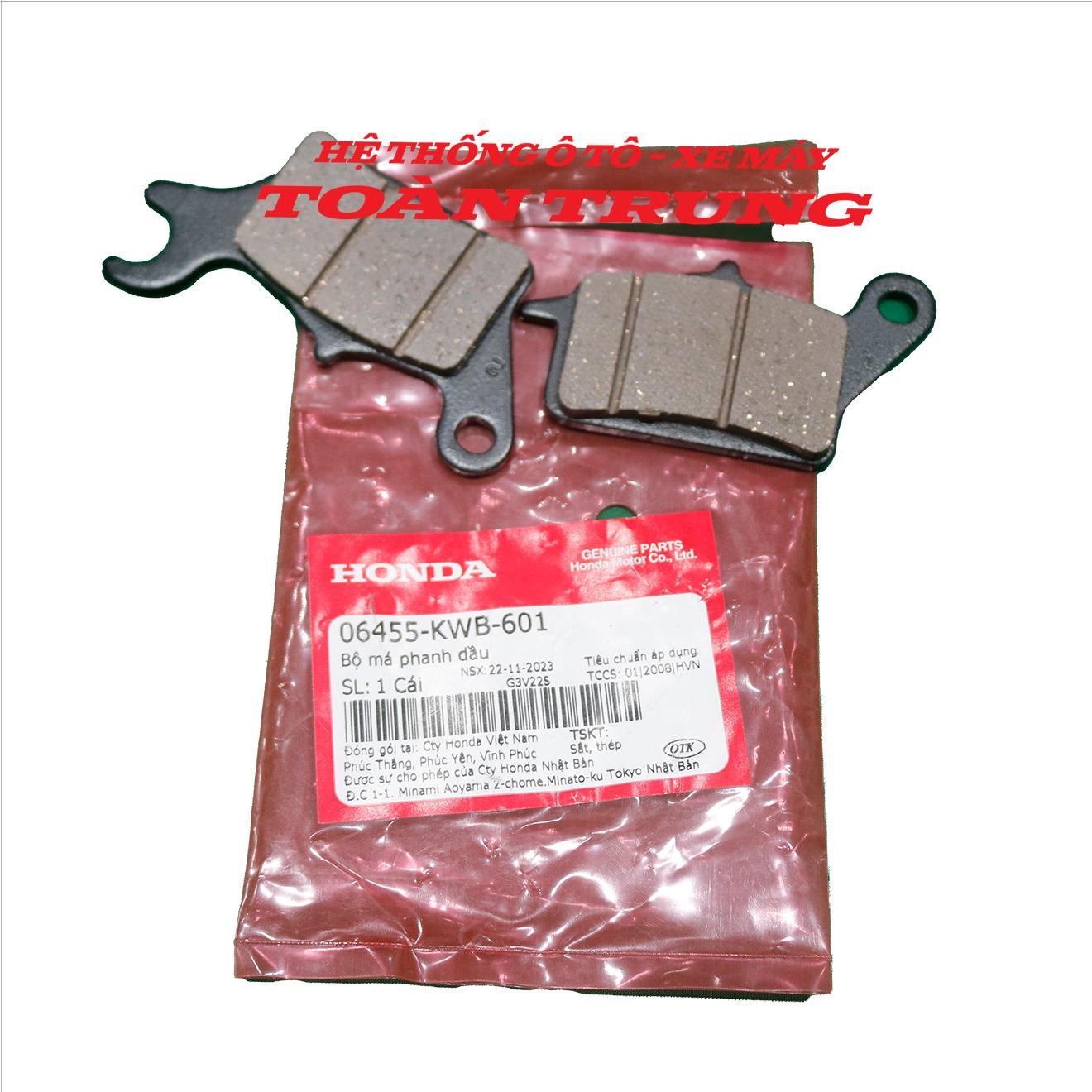 Má phanh dầu trước: Wave RSX, Wave RS, Blade, Future, Super Cub chính hãƞg Honda 06455KWB601