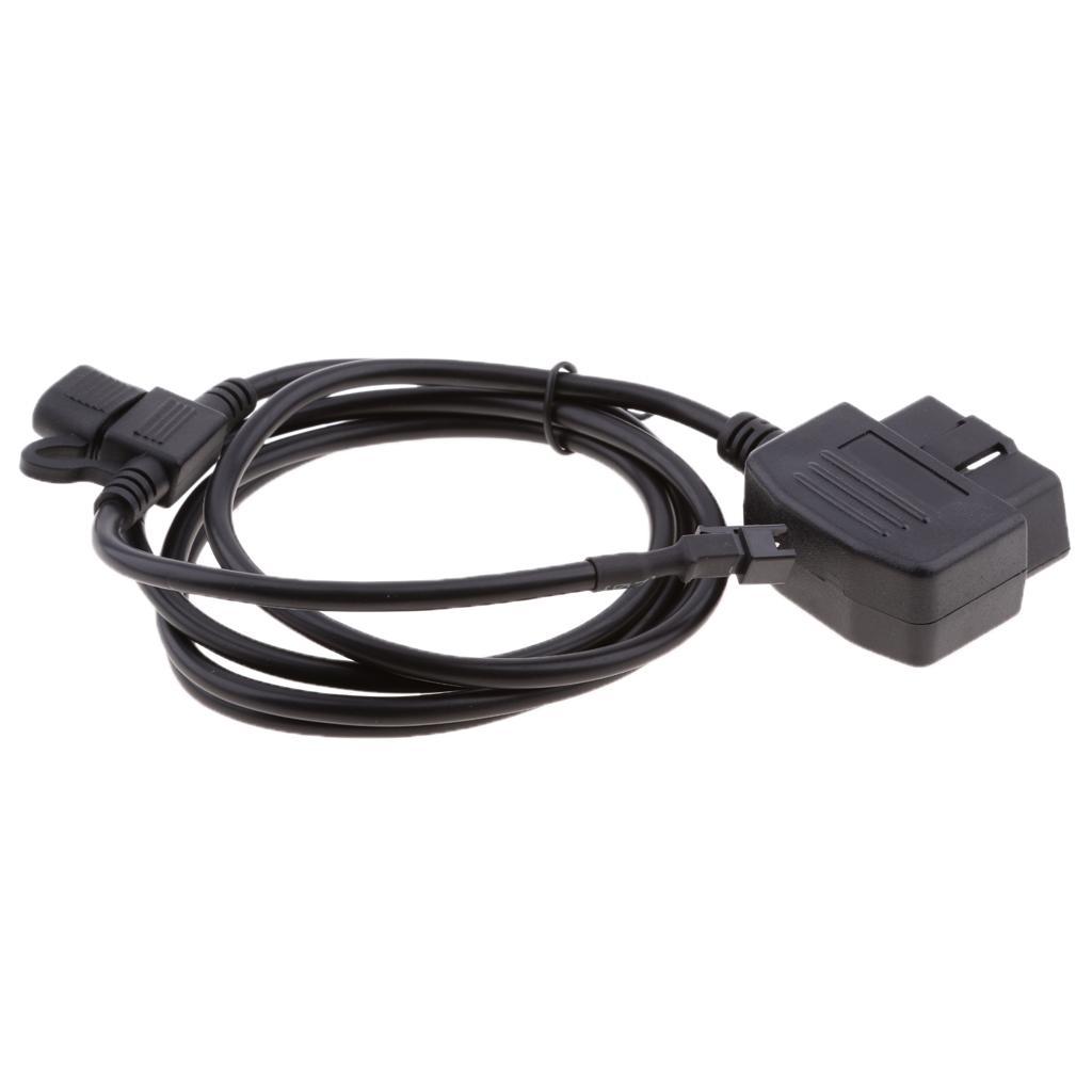 Universal Car OBD2 To 2-Pin GPS Power Plug Connector Adapter Wire