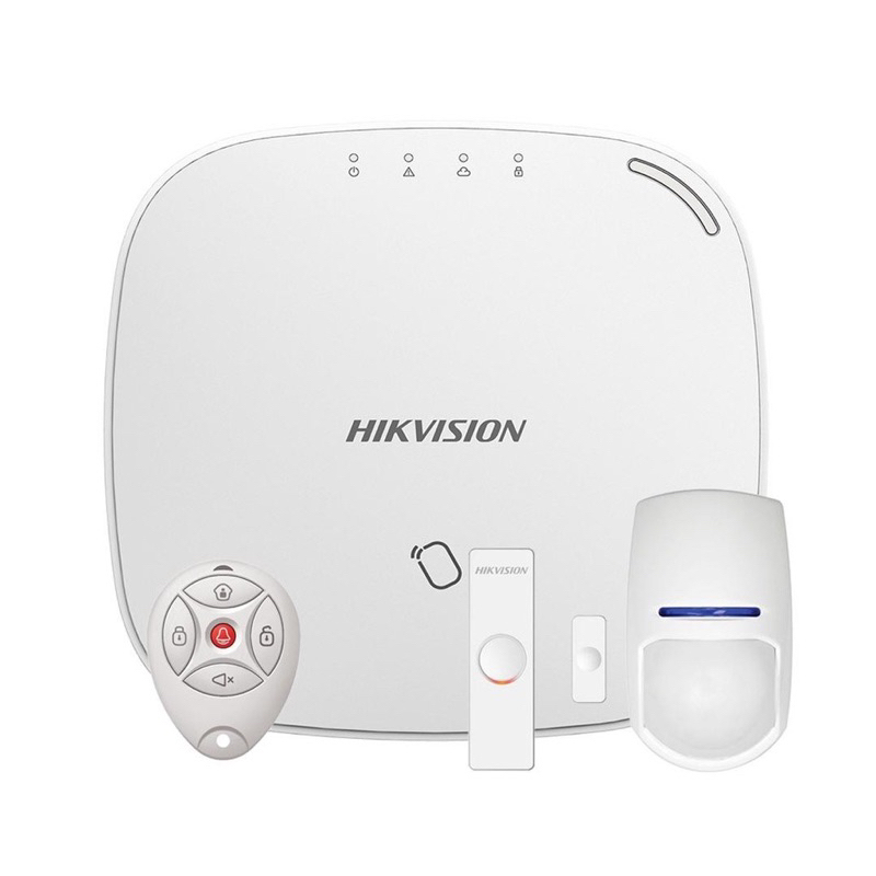 Bộ kit báo động không dây DS-PWA32-KG, bộ báo động wifi qua Hik-connect &amp; Sim điện thoại- Hàng chính hãng