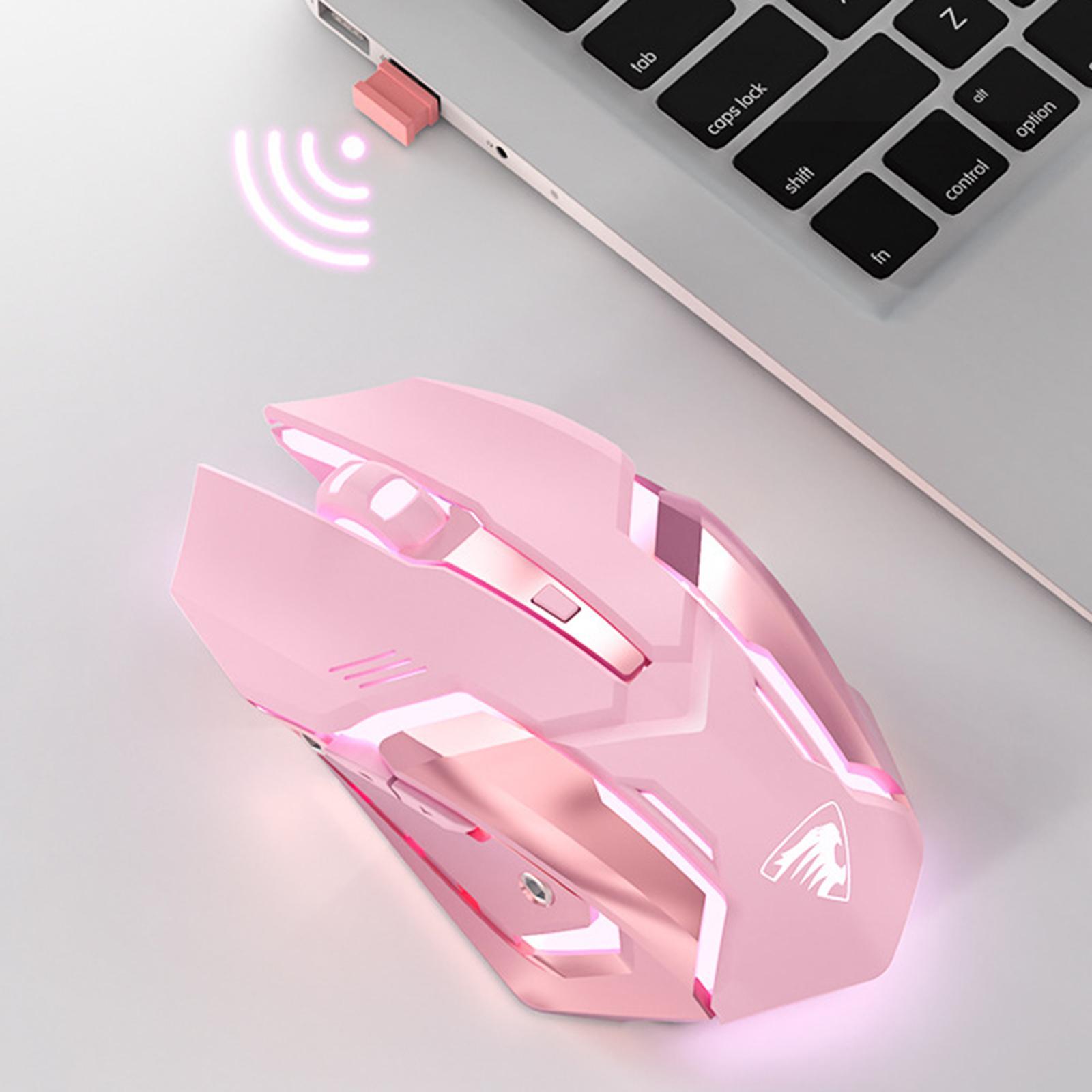 G304 2.4G Wireless Mouse PC Ergonomic LED Light Computer with Receiver