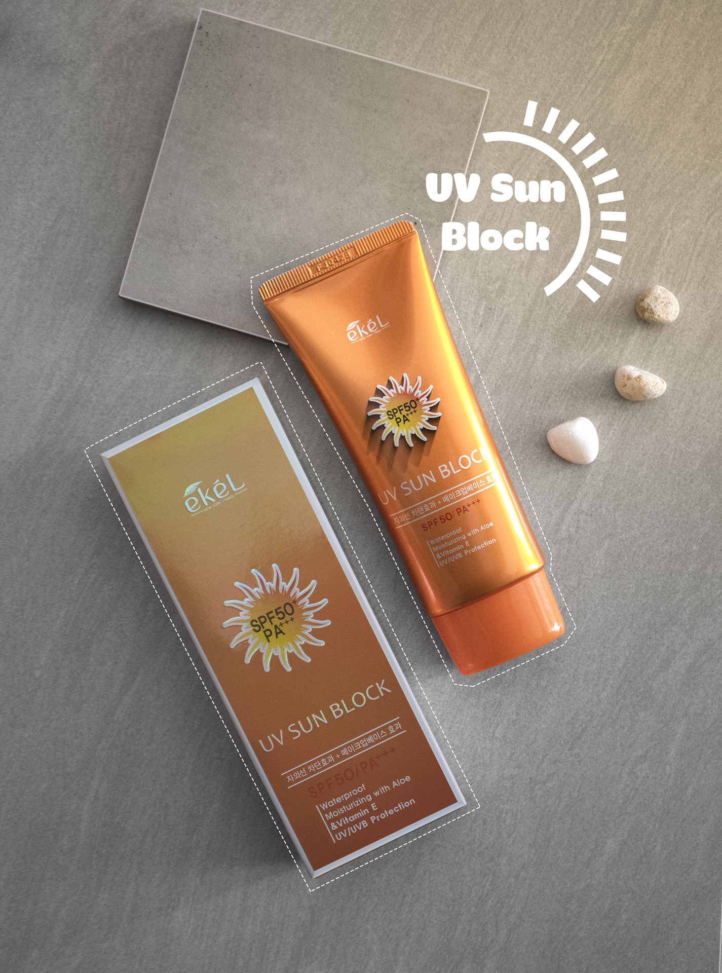 Kem chống nắng Ekel UV Sunblock 70ml