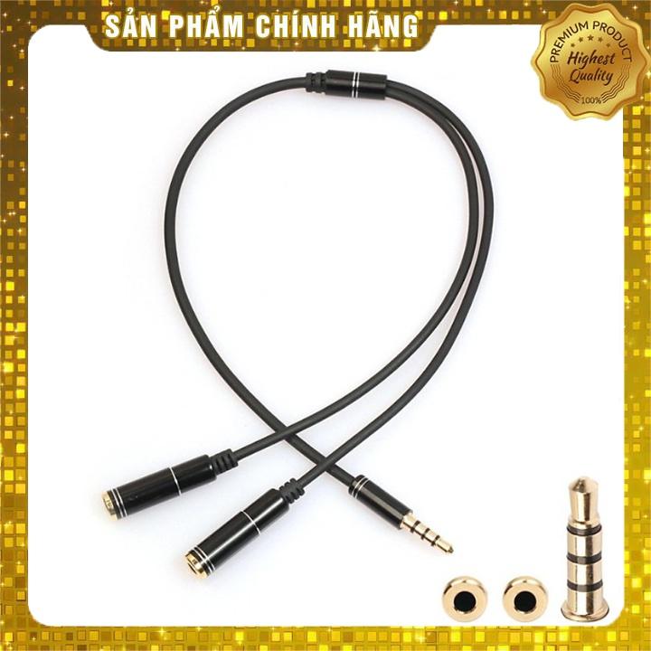 Dây cáp Audio 3.5mm chia 2 tai nghe