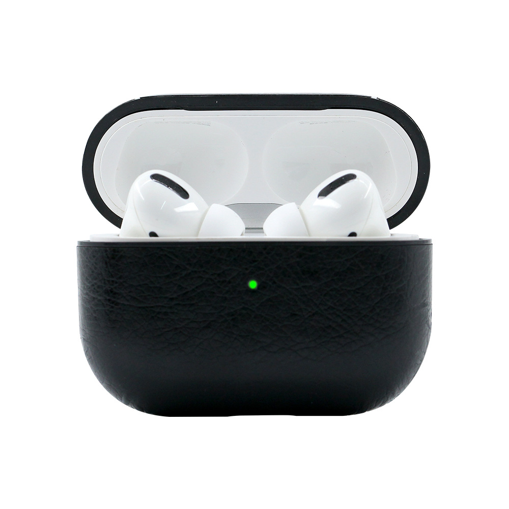 Hình ảnh Bao Case PU Leather Hybrid cho Airpods Pro _ Tặng Kèm Móc Khóa Dây Da