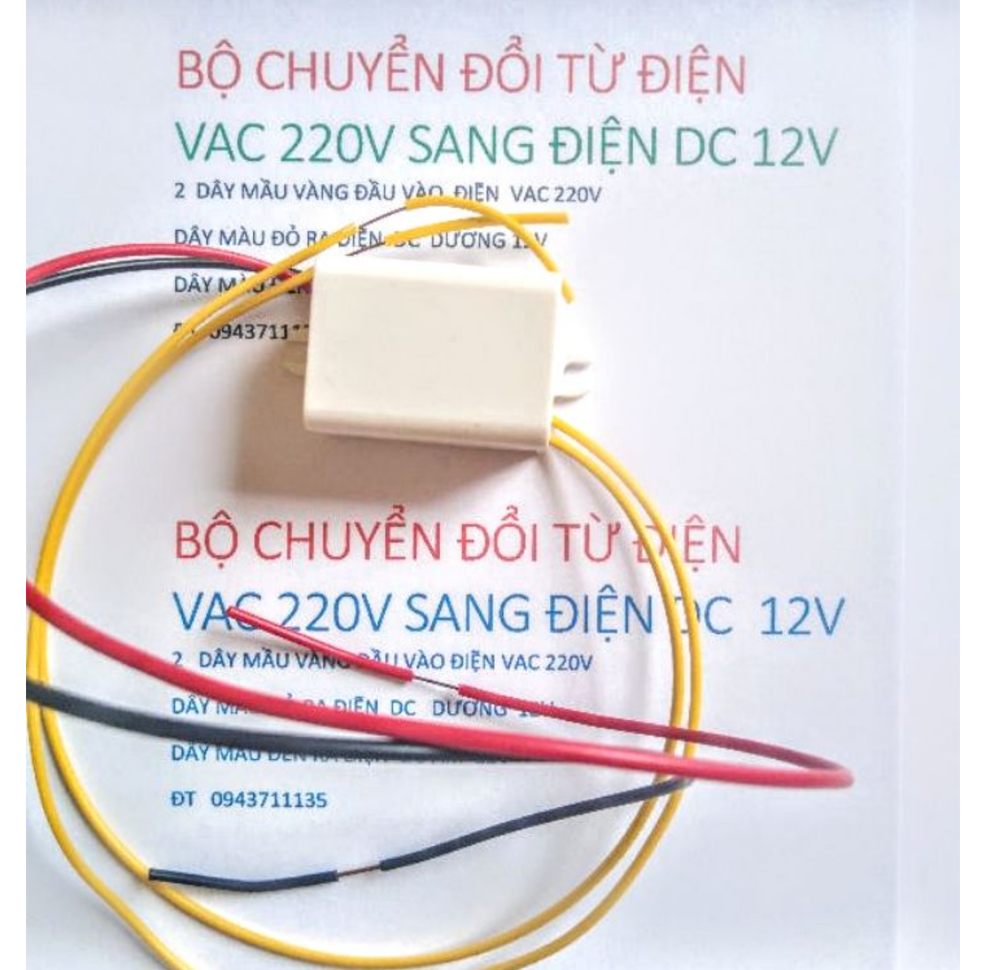 BỘ NGUỒN CHUYỂN ĐỔI TỪ ĐIỆN VAC 220V SANG ĐIỆN DC12V LOẠI TỐT CHUẨN