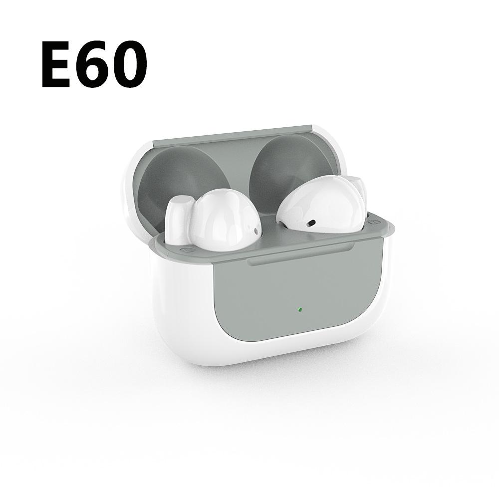 Tai nghe bluetooth mới được ưa chuộng nhất E60 mini âm thanh nổi thể thao không dây thực sự bán trong tai thương mại điện tử TWS