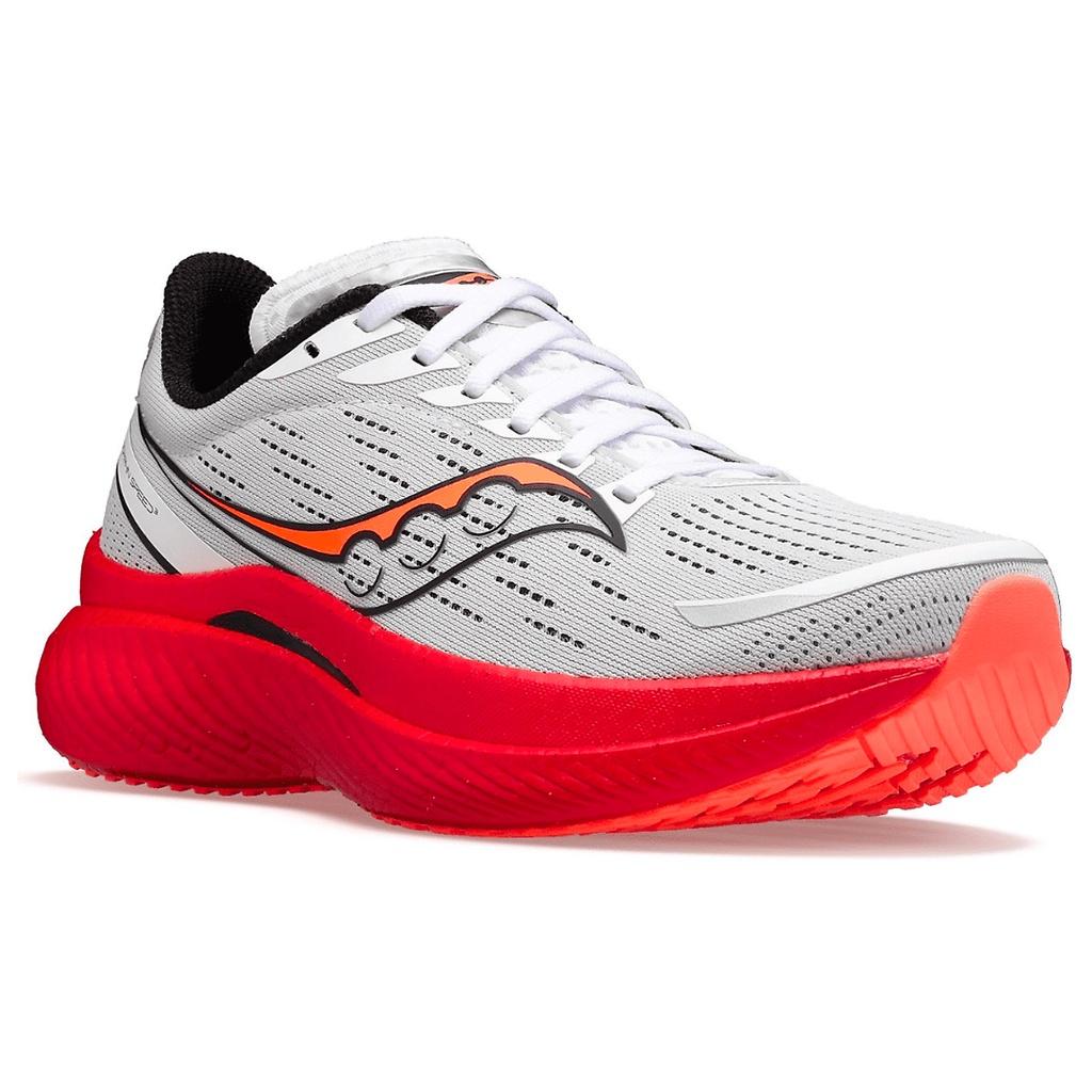 Giày Chạy Bộ Nam Saucony Endorphin Speed 3 White|Black|Vizired