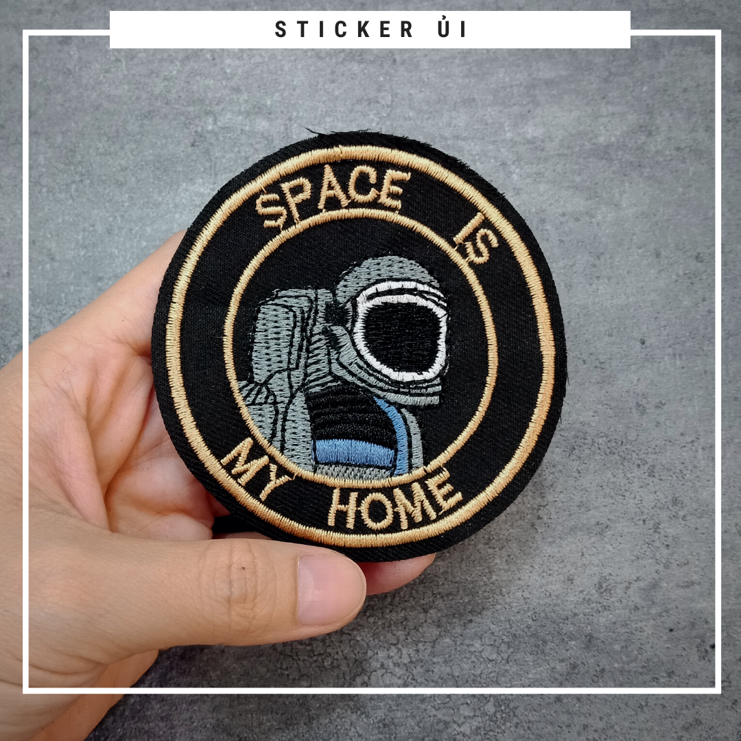 Phụ kiện trang trí áo thun tay lỡ unisex: Logo Sticker Patch Ủi Quần Áo, BALO, quần jogger chuẩn local brand streetstyle