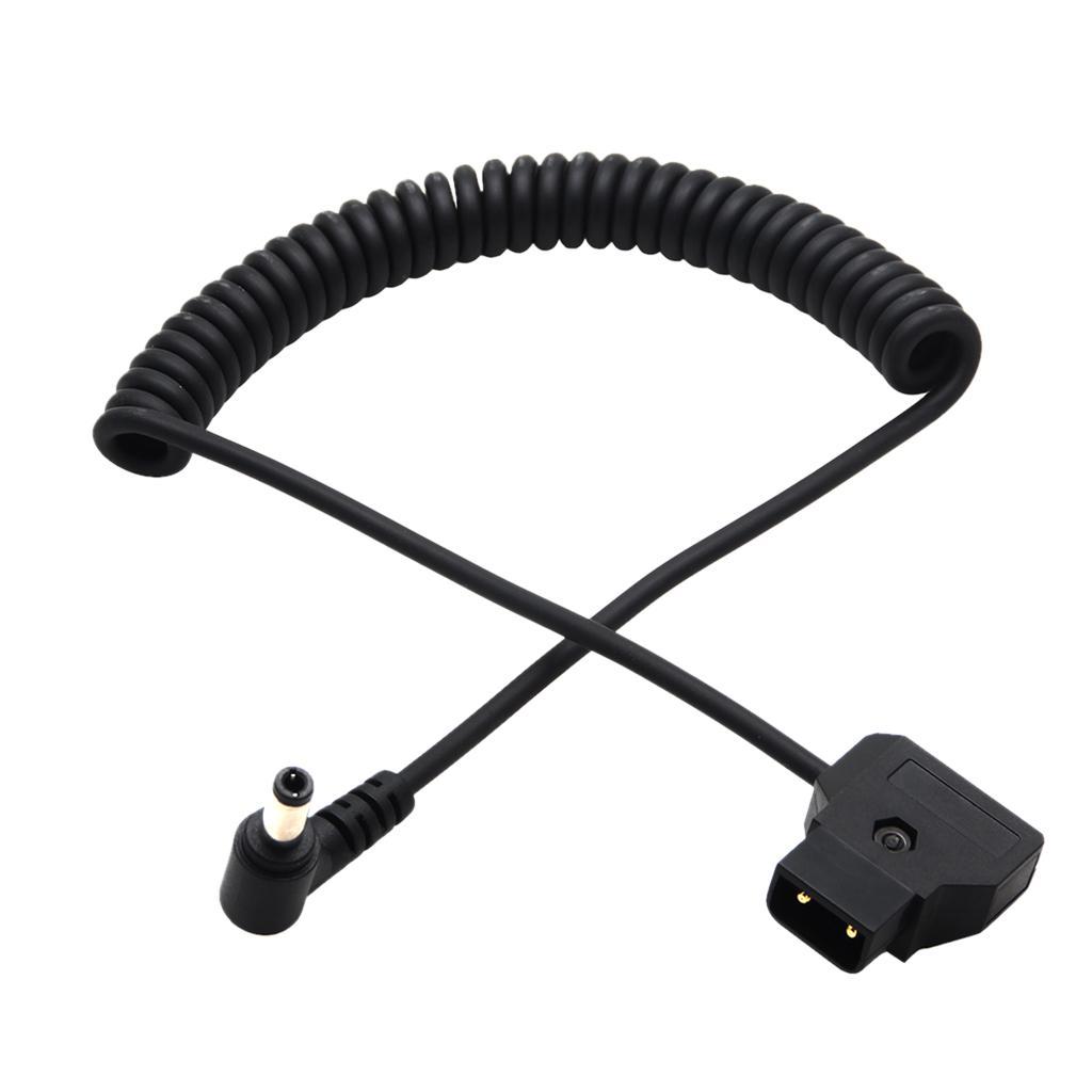 Coiled D-TAP 2Pin Male to Female Extension Cable for DSLR Rig Anton Battery