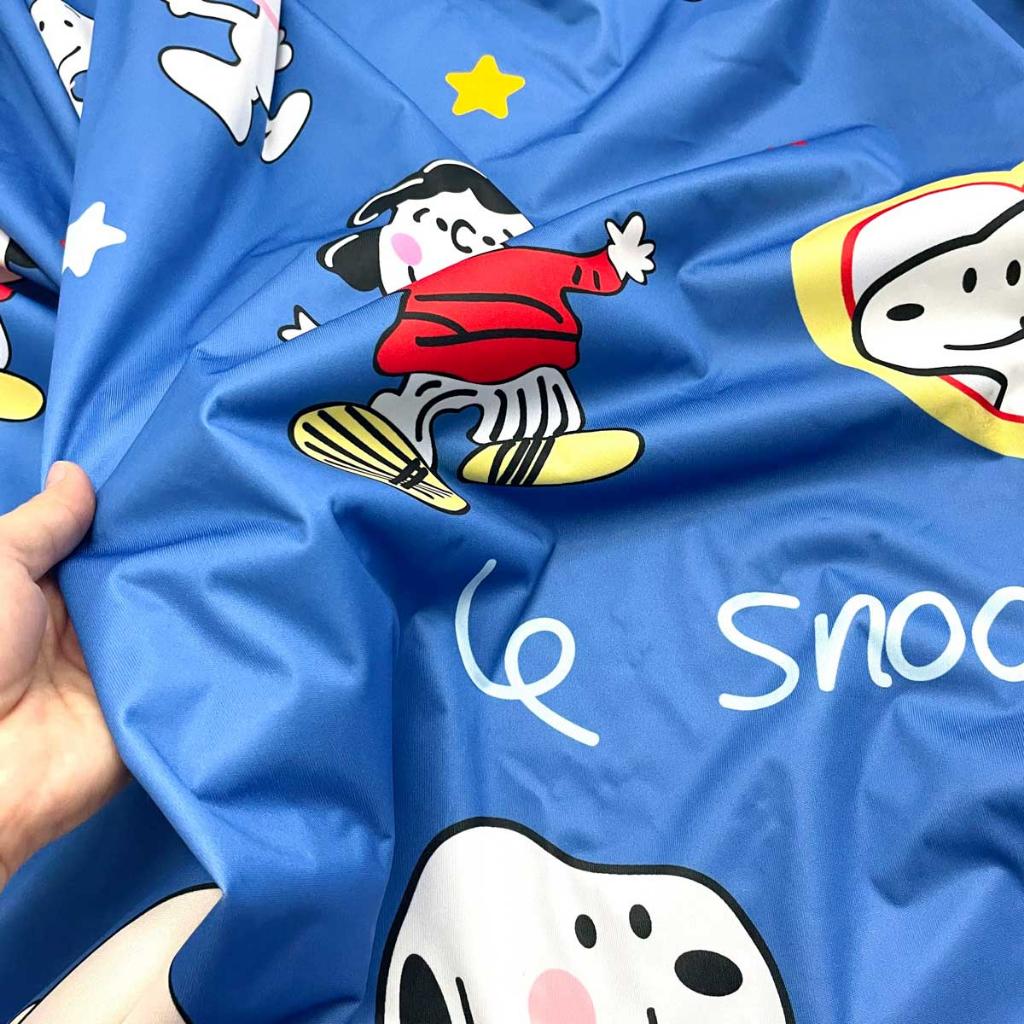 Ga chống thấm Cotton Snoopy không sột soạt, không nóng, mềm mại thoáng mát