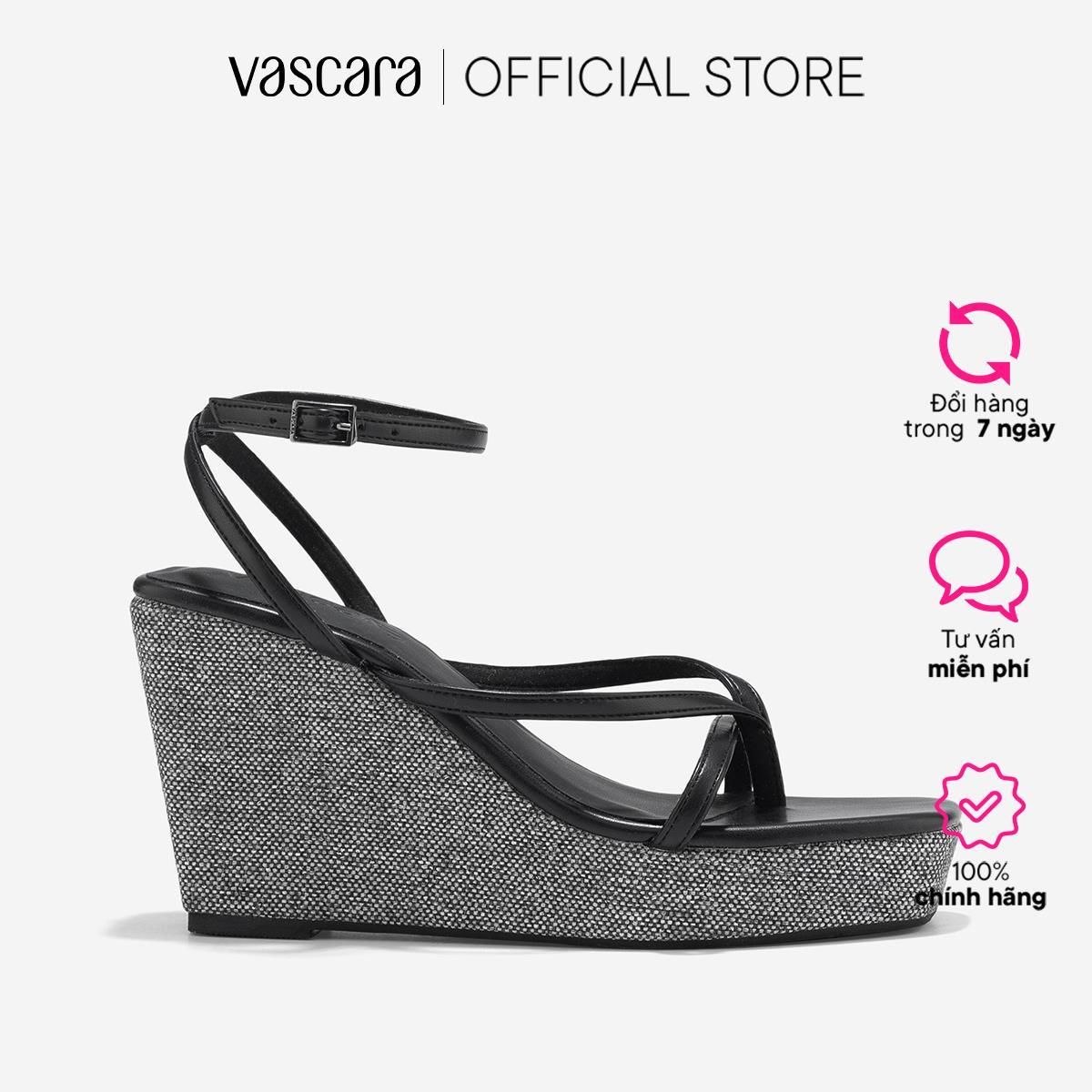 Vascara Giày Sandals Đế Xuồng Kẹp Ngón - SDX 0447