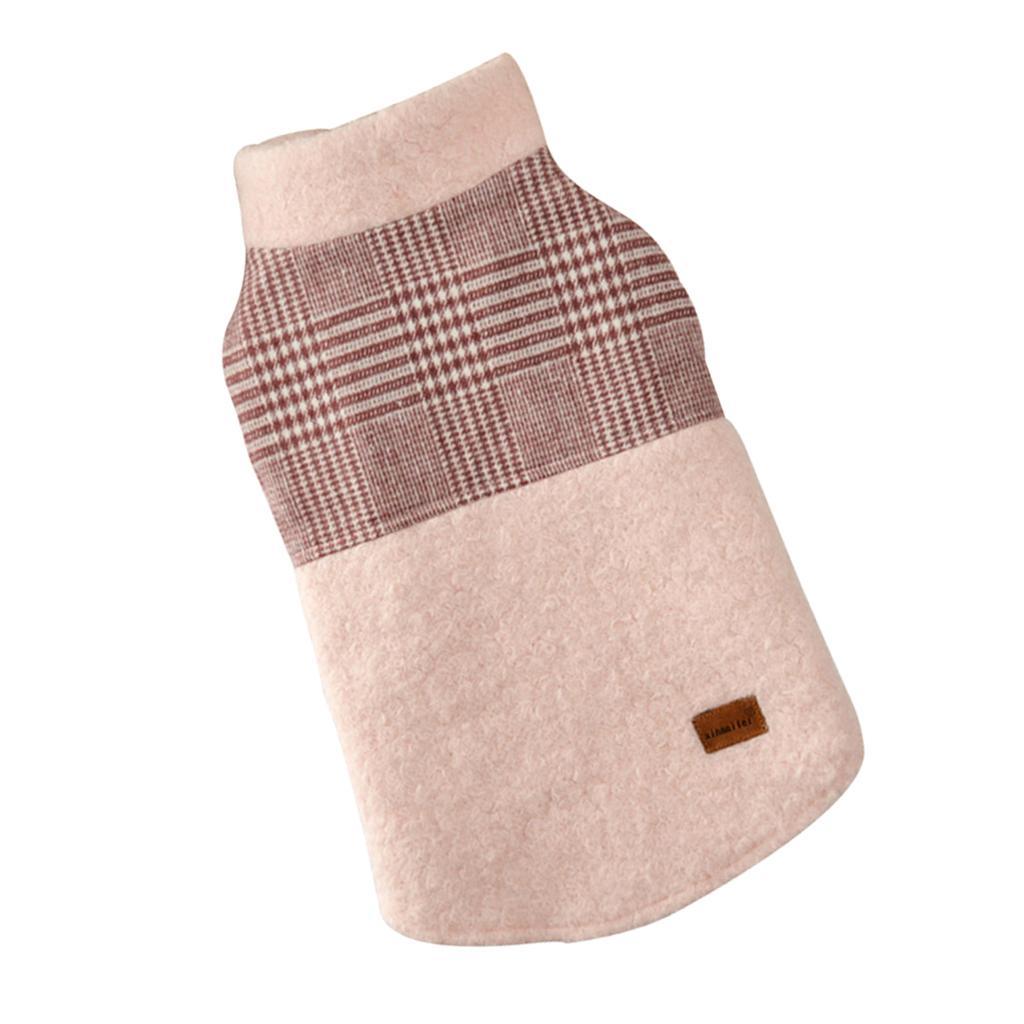 Bichon Chihuahua Puppy Dog Winter Clothes Warm Outfit Pink Clothes S
