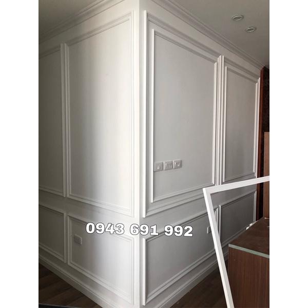 Chỉ nhựa composite bản 4.7cm màu trắng hoàn thiện bề mặt