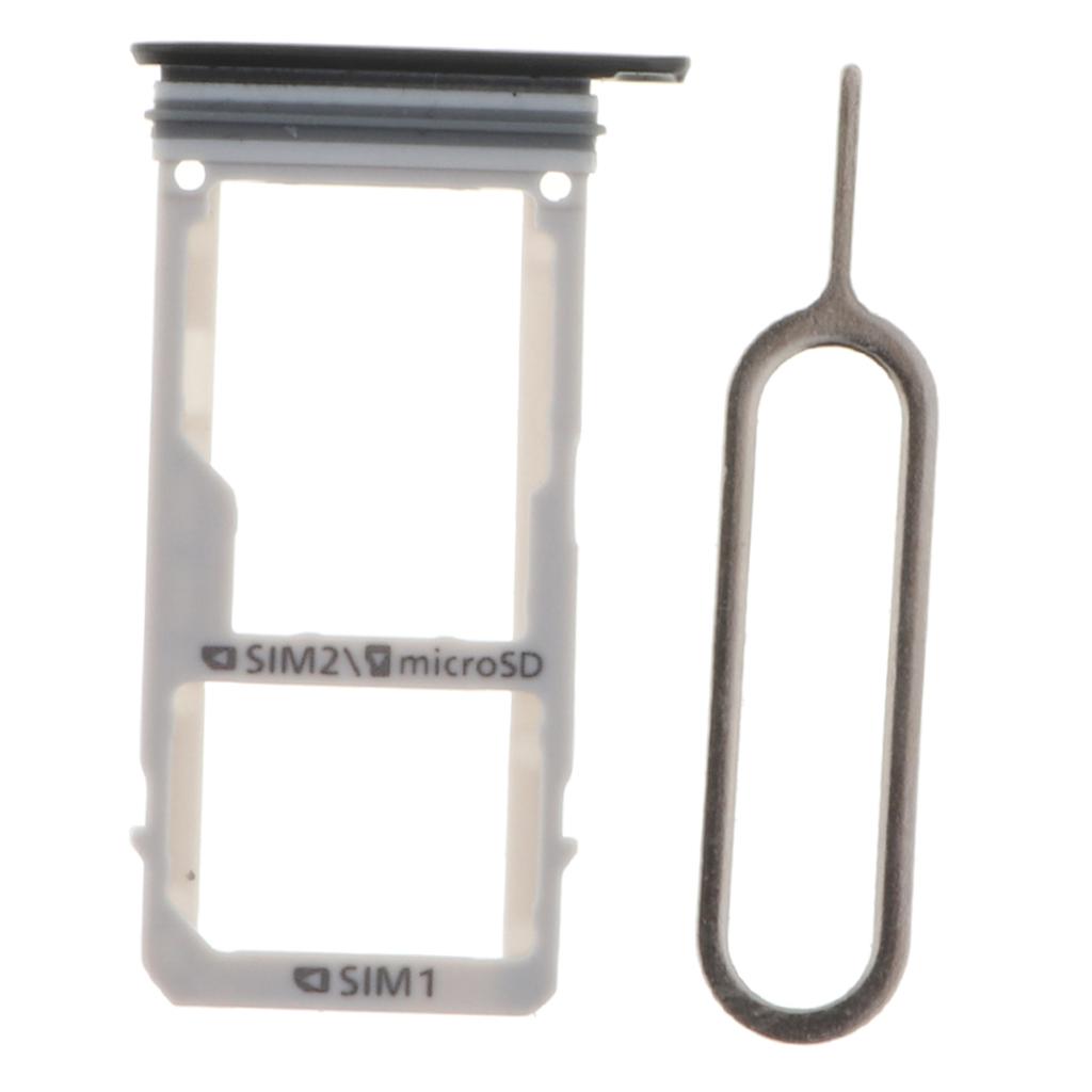 Phone Sim Card Holder Slot Tray Replacement for Samsung A3 2017 A320 black