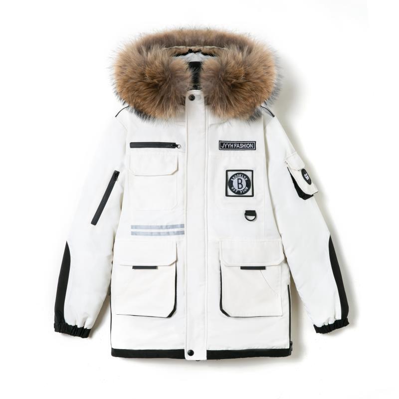 Áo khoác phối lông thú cho nam và nữ
