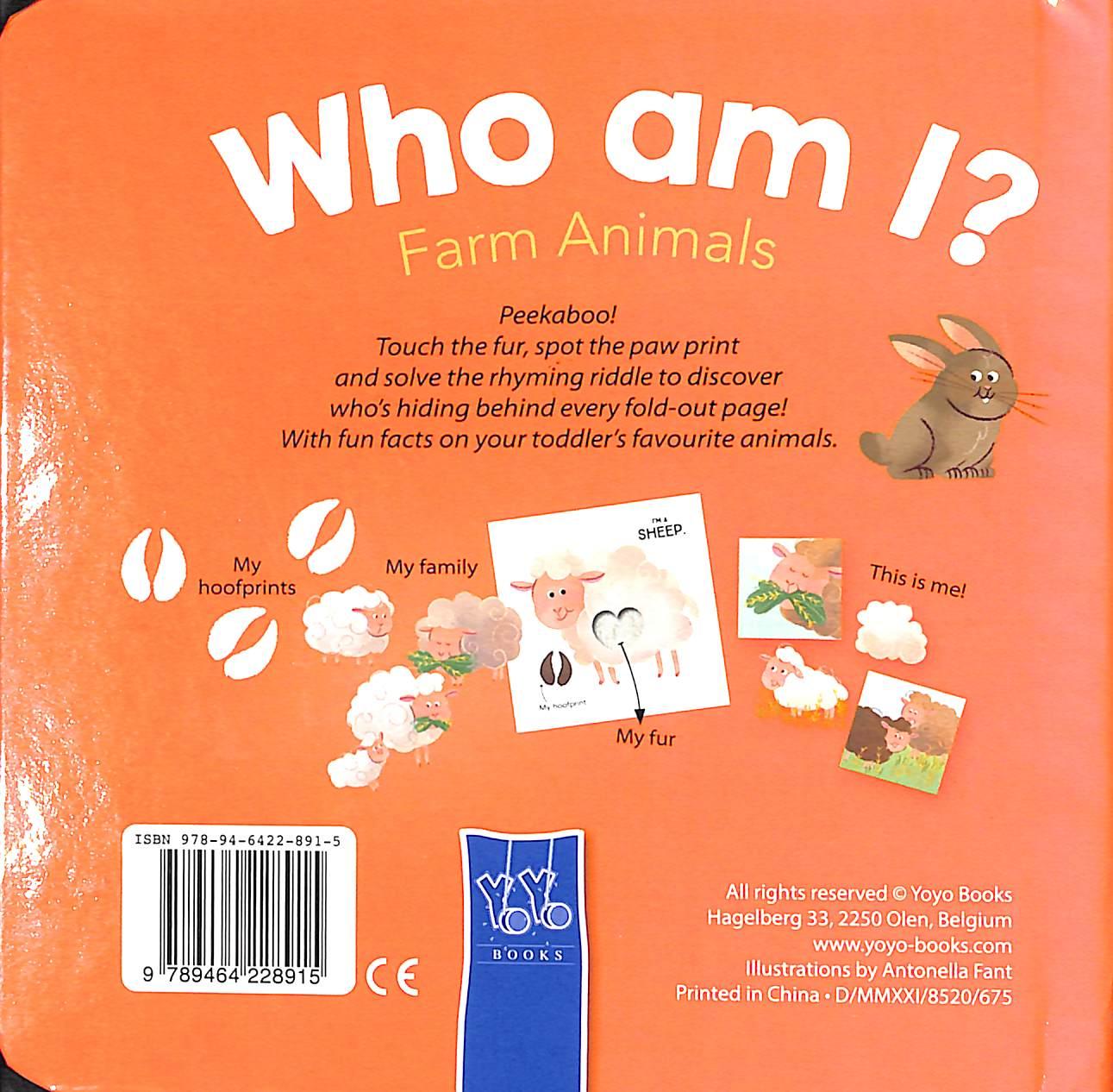 Who Am I? Touch &amp; Feel Flap Book: Farm Animals