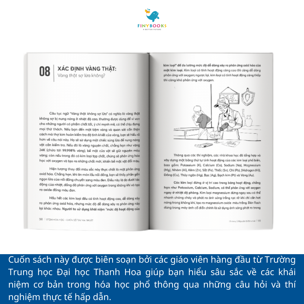 Sách - STEM Hóa Học – Cuốn Sổ Tay Ma Thuật