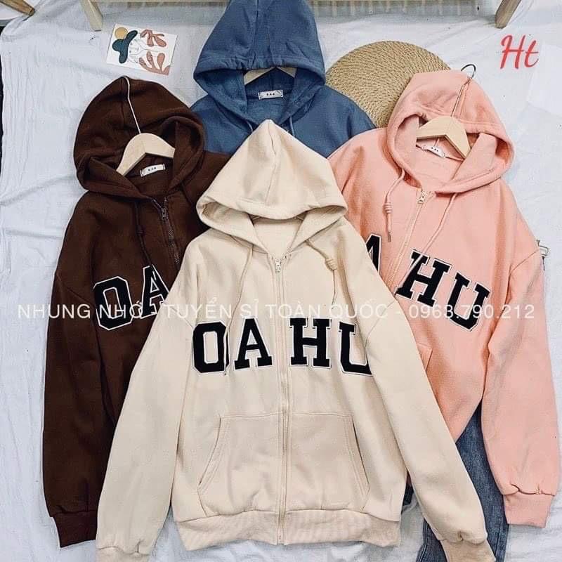 Áo khoác nỉ cotton OAHU H2A