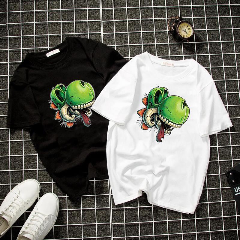 Áo thun form rộng unisex mặt ngộ nghĩnh vải dày mịn 2019T22001