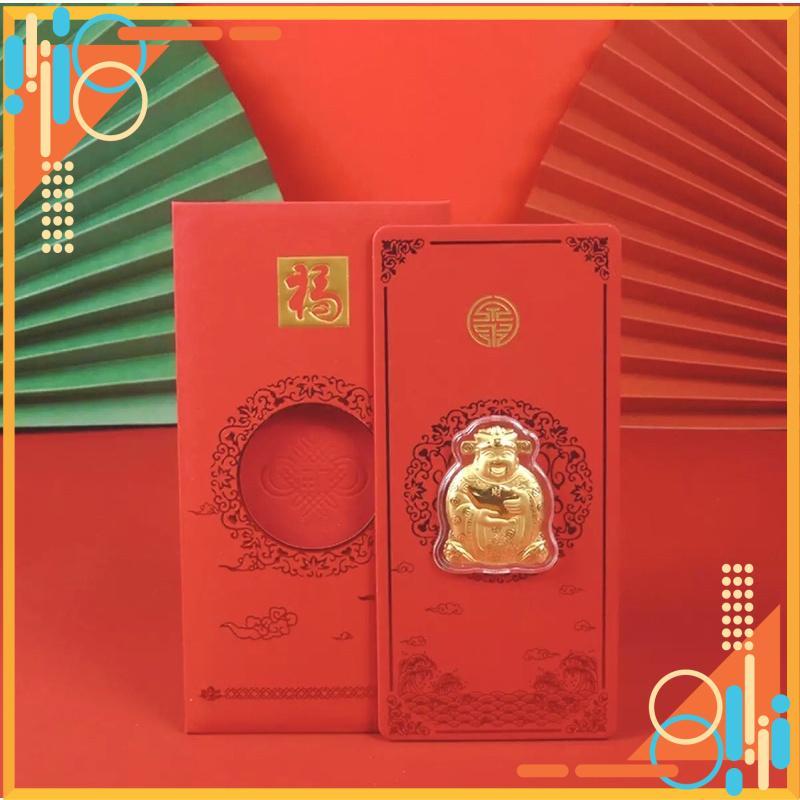 Bao Lì Xì Thần Tài Mạ Vàng Hồng Kông Làm Quà Tết Độc Đáo Có Ý Nghĩa – May Mắn Cho Ngày Vía Thần Tài