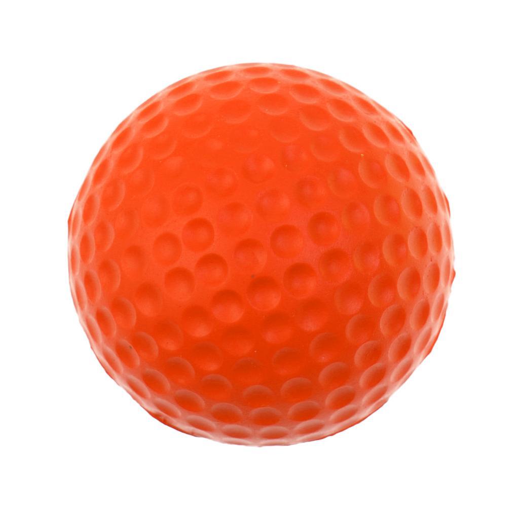 20pcs PU Foam Sponge Golf Training Balls Golf Practice Balls 42mm Orange