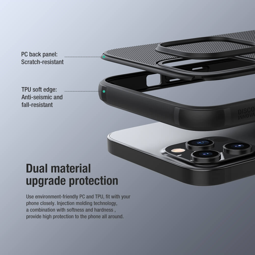 Ốp lưng cho iPhone 12 Pro Max 6.7 inch chống sốc mặt lưng nhám hiệu Nillkin Super Frosted Shield Pro cho khả năng chống sốc cực tốt, chất liệu cao cấp, mặt lưng nhám sang trọng - Hàng chính hãng