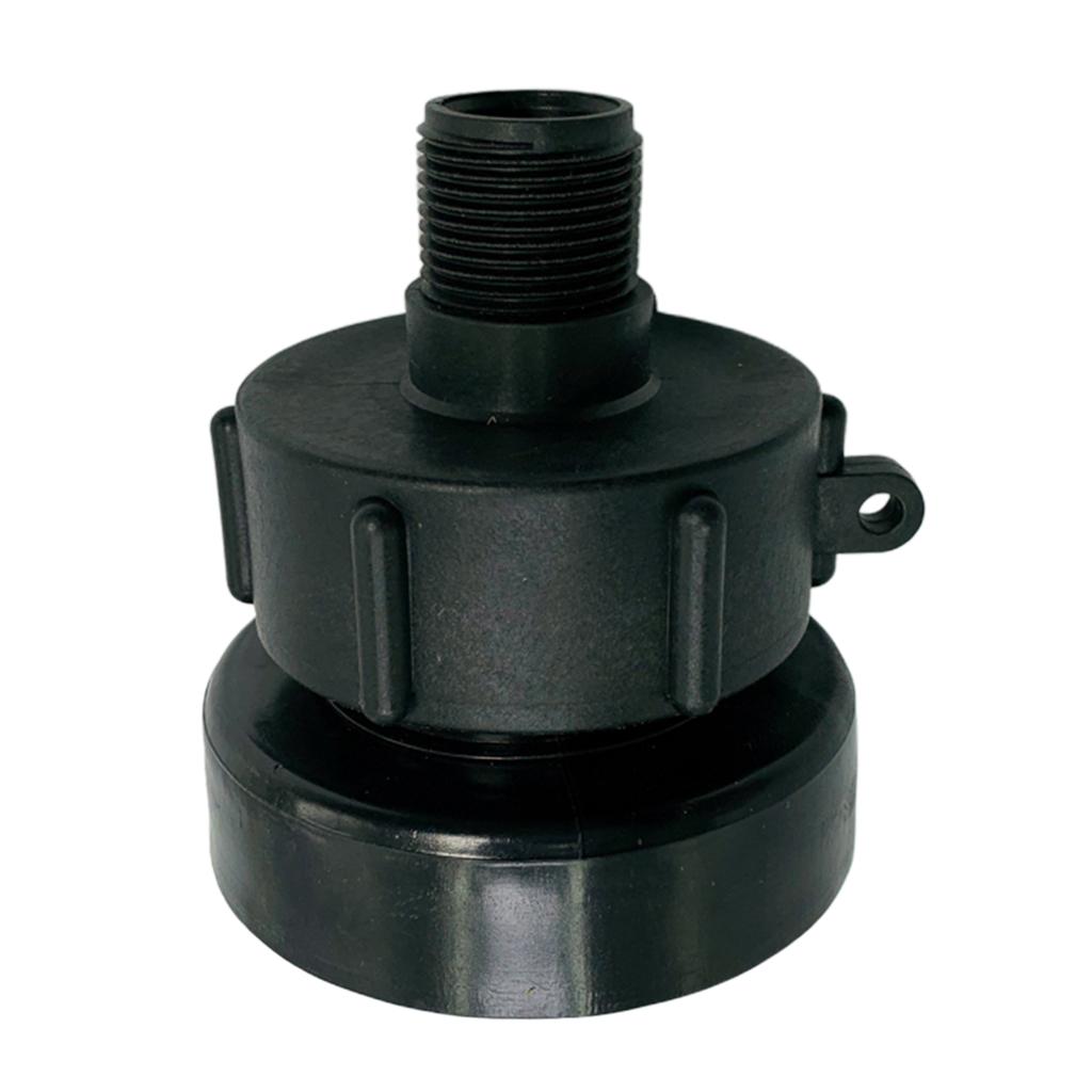 IBC Tank Drain Fitting Adapter IBC 80mm Coarse Thread Garden Hose Connector 1/2"