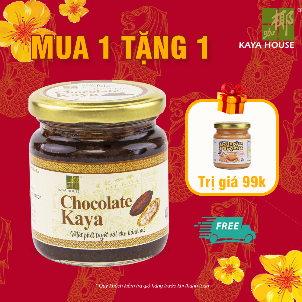 Mứt Kaya Singapore Coffee túi 1000G - Kaya House - Ăn kèm với Sandwich, làm nguyên liệu nấu ăn