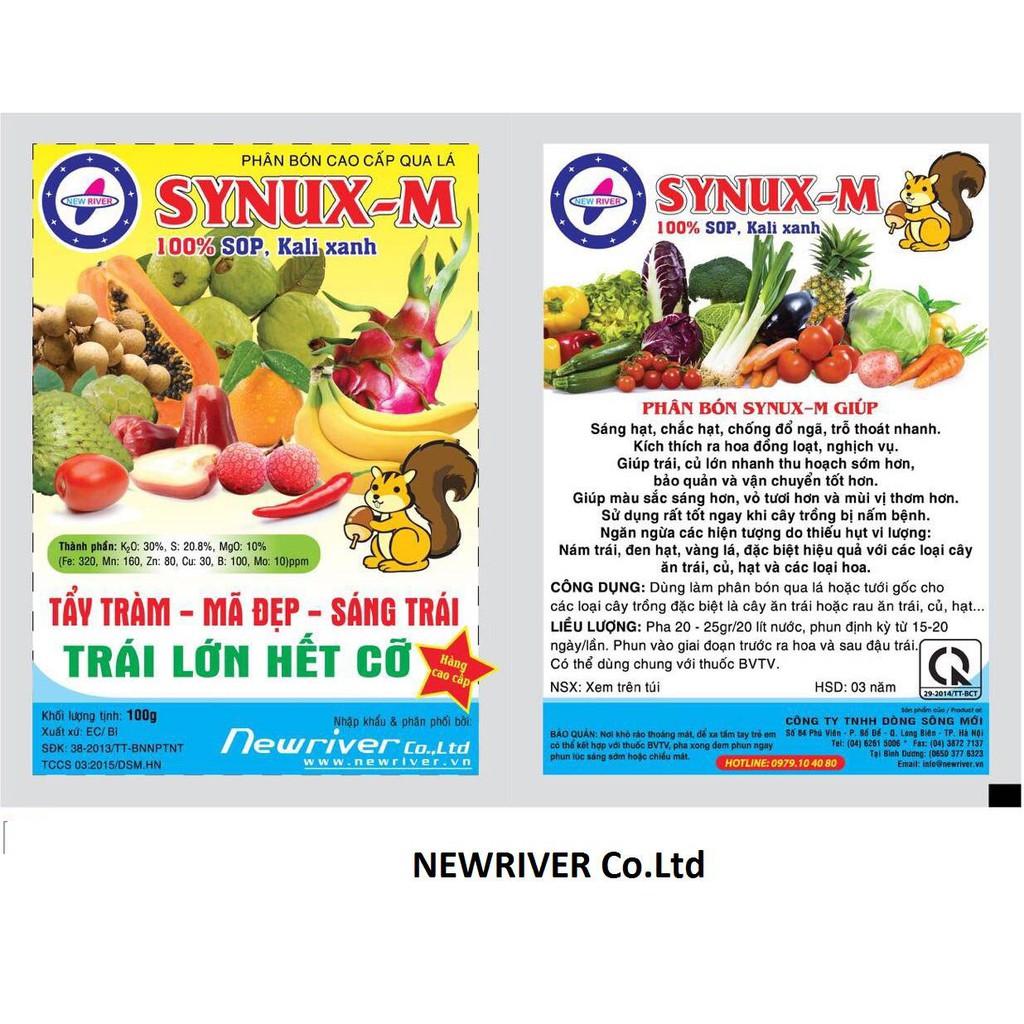 Phân bón SYNUX M DƯỠNG CÂY GÓI 200GR
