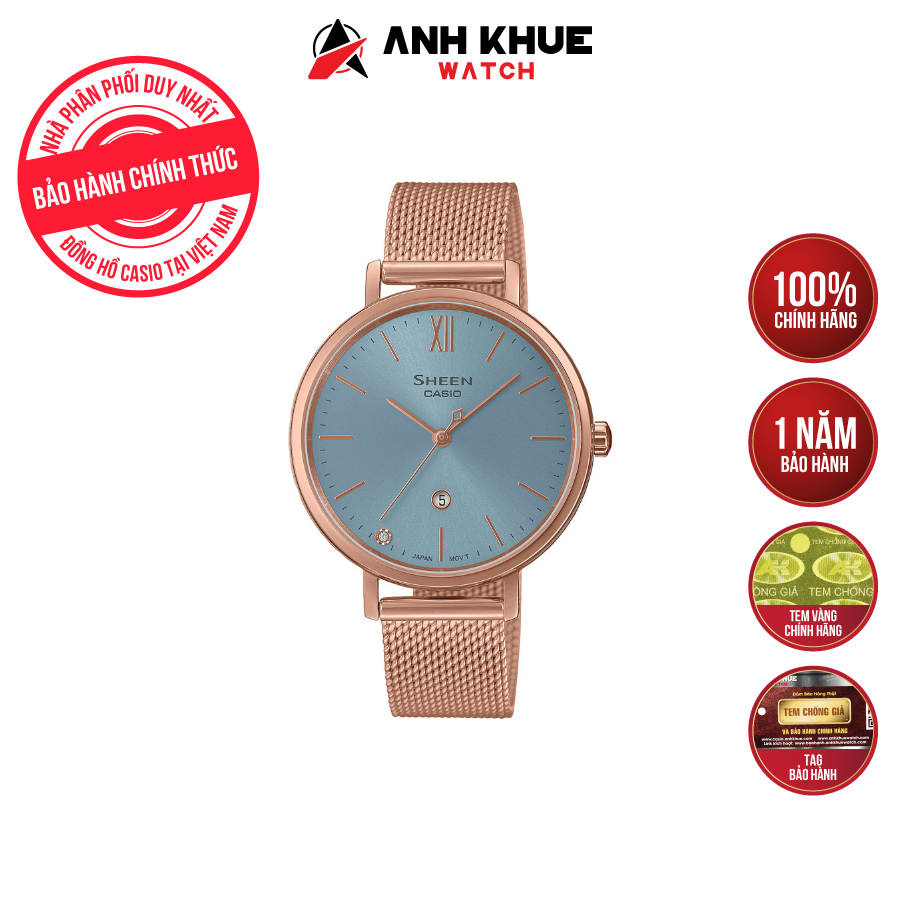 ĐỒNG HỒ CASIO SHEEN SHE-4539PM-2AUDF CHÍNH HÃNG