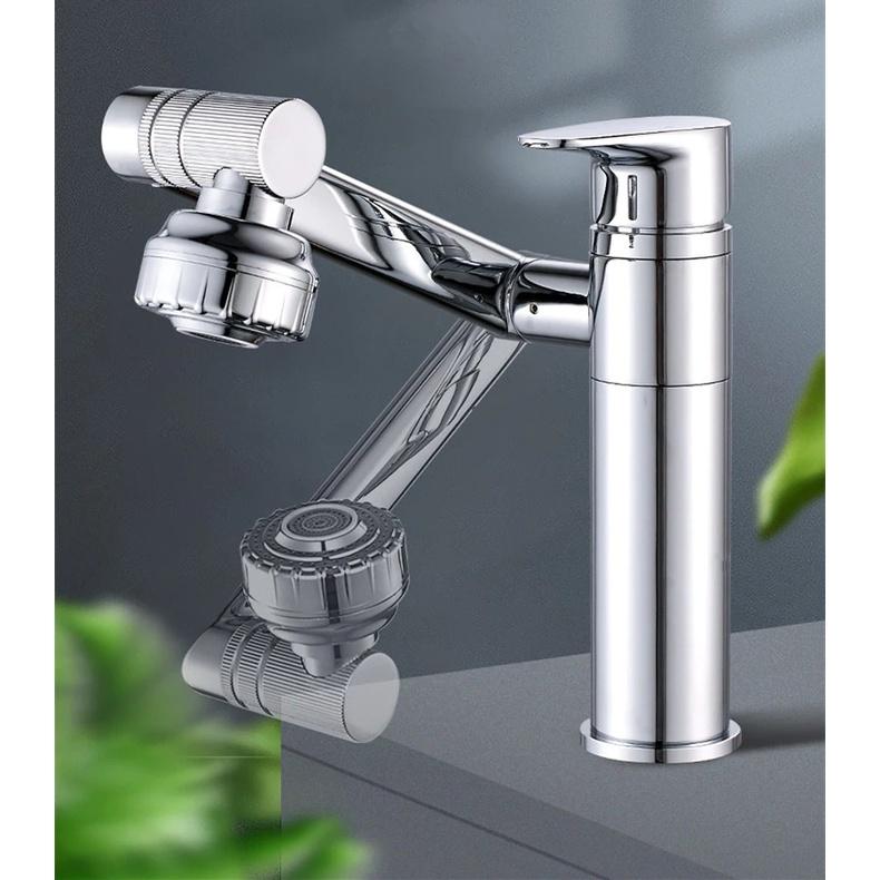 Vòi lavabo xoay 360 độ đa năng Bathroom Sink Faucet