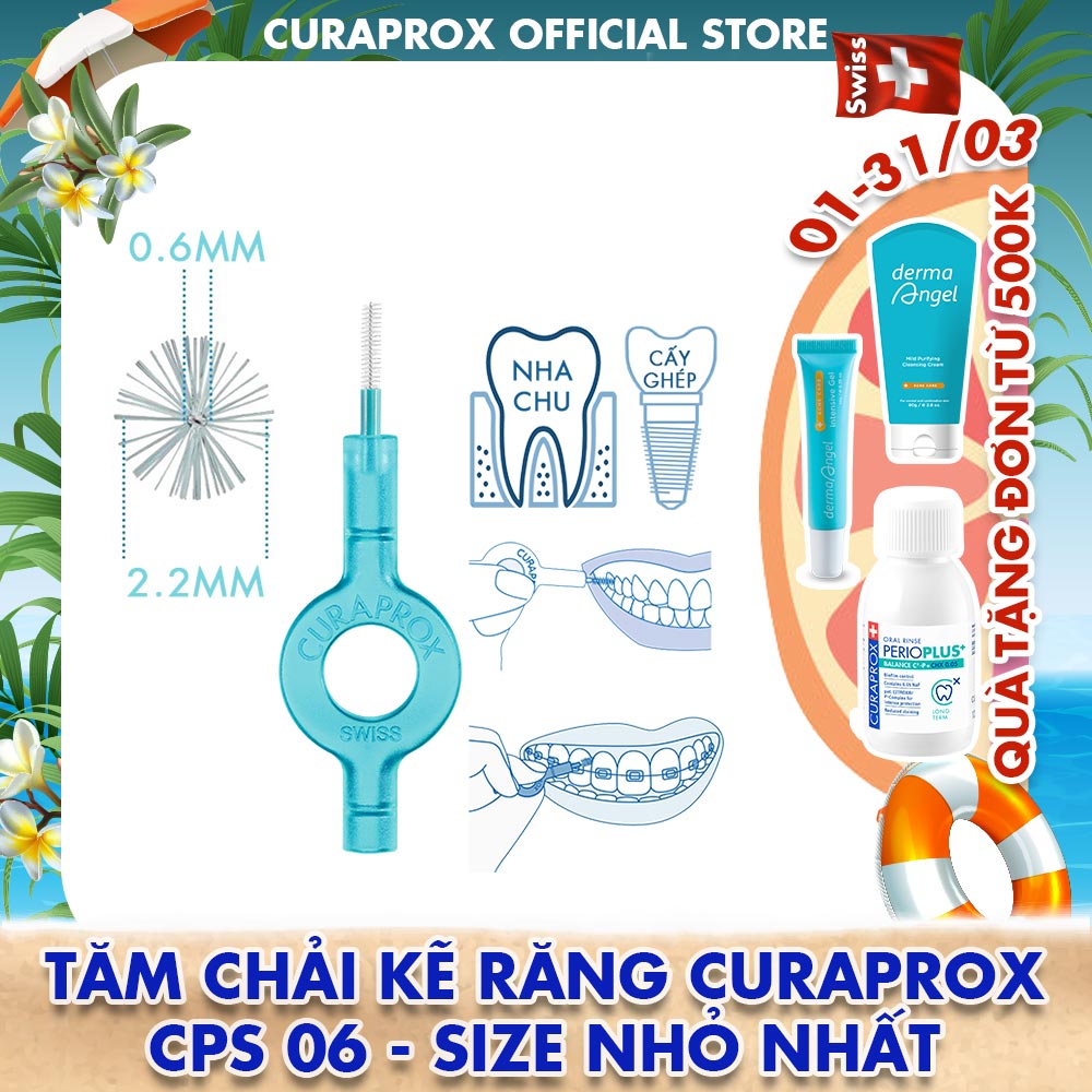 Tăm chải kẽ răng Curaprox CPS (nhiều kích cỡ