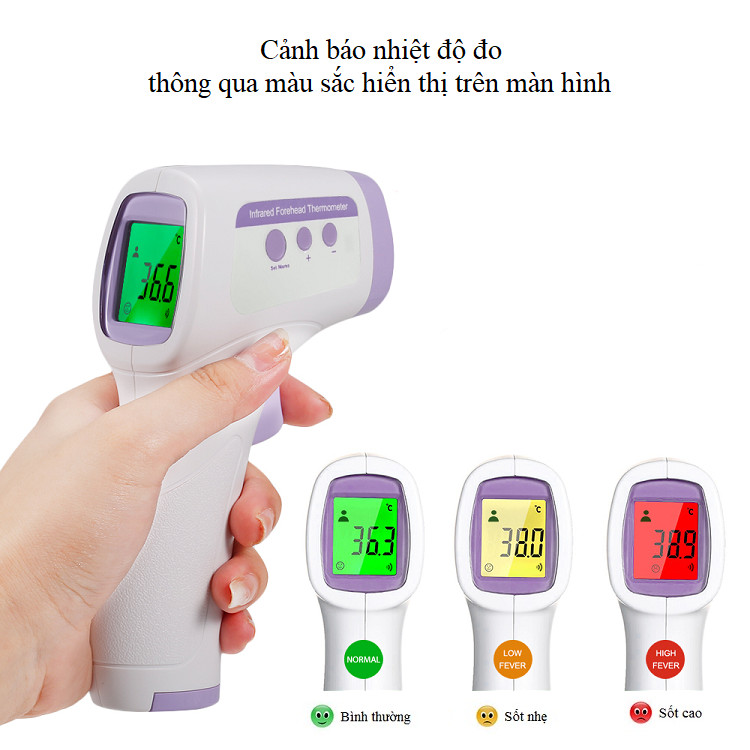 Nhiệt kế điện tử cho bé yêu, tích hợp đo nhiệt độ nước, sữa, thức ăn ... đa năng, đo nhanh chỉ 1s