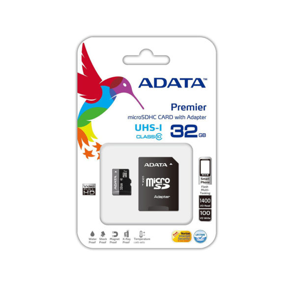 THẺ NHỚ MICRO ADATA 32GB UHS-I CLASS10 - Hàng Chính Hãng