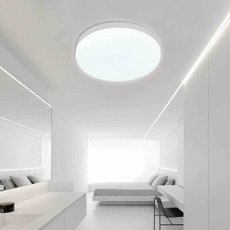 Bộ 2 Đèn LED Ốp Trần Tự Động Cảm Biến Cơ Thể Người Ceiling Tiles LIGHT 24W 6500K