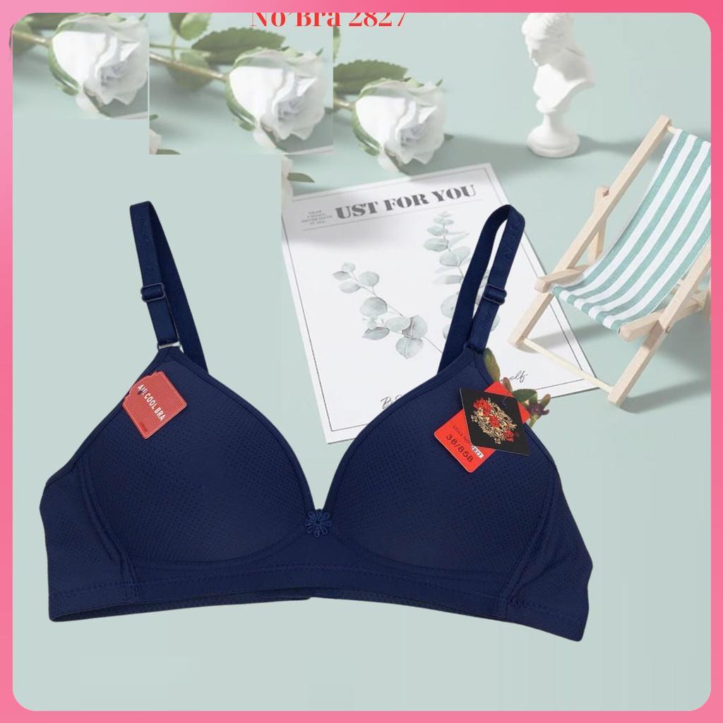 Áo ngực thông hơi - No' bra  N2827 , không mút, không gọng, mặc thoải mái - Da