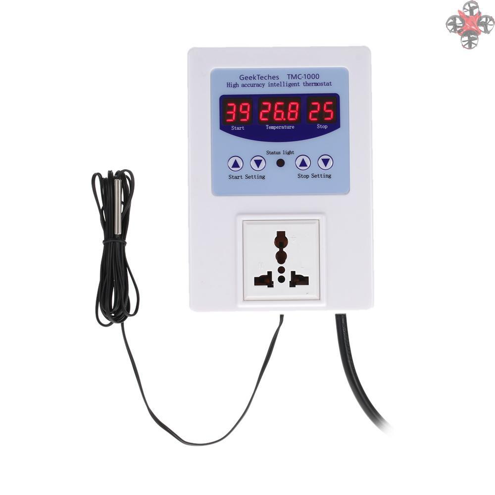 Công Tắc Điều Khiển Nhiệt Độ Thông Minh Ac110-240V 10a