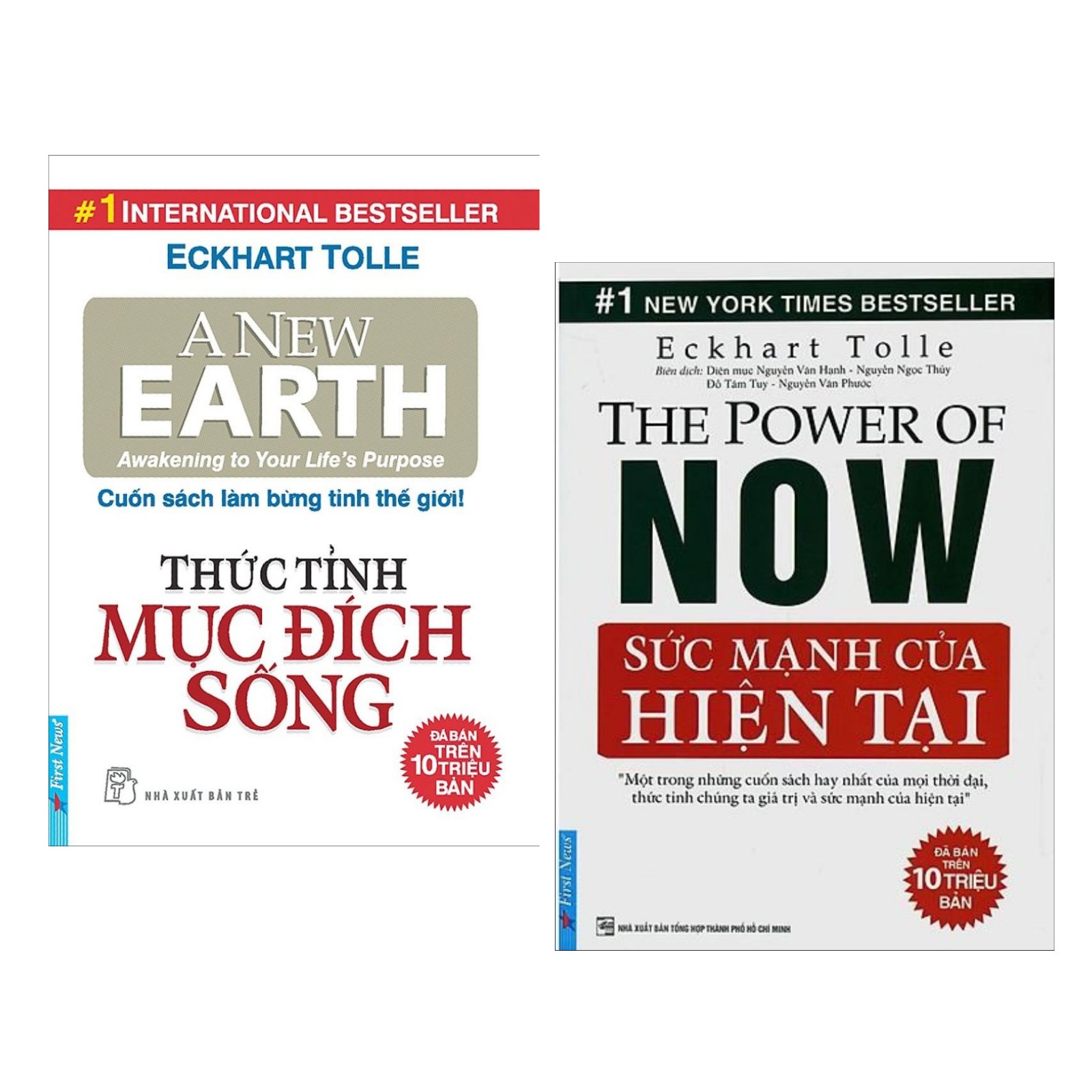 Combo Kĩ Năng Sống Giúp Thay Đổi Nhận Thức : Thức Tỉnh Mục Đích Sống + Sức Mạnh Của Hiện Tại/ Sách Mang Đến Những Giá Trị Sống Đích Thực