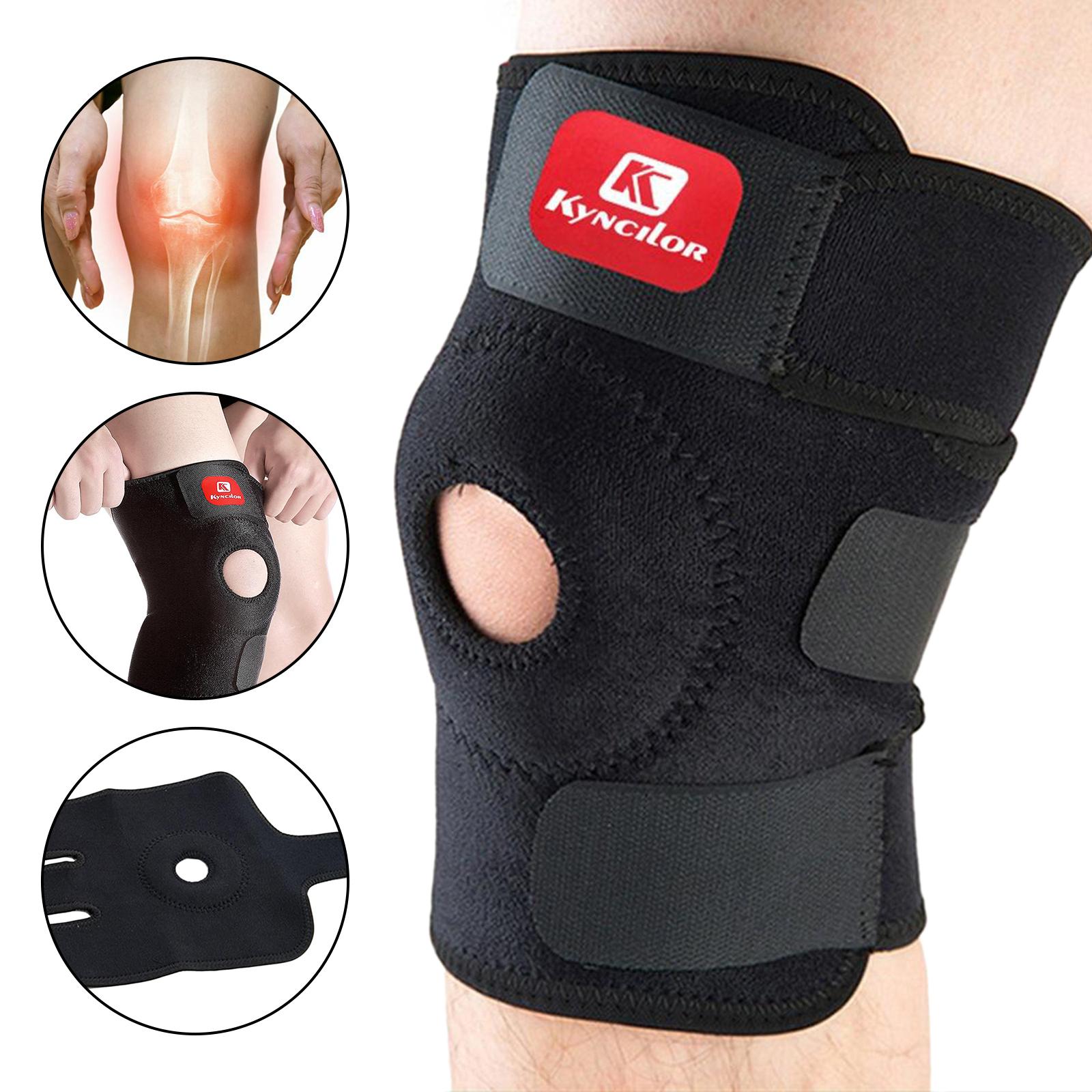 Knee Brace Support Sports Kneecap Protector Compression Sleeve Joint Injury