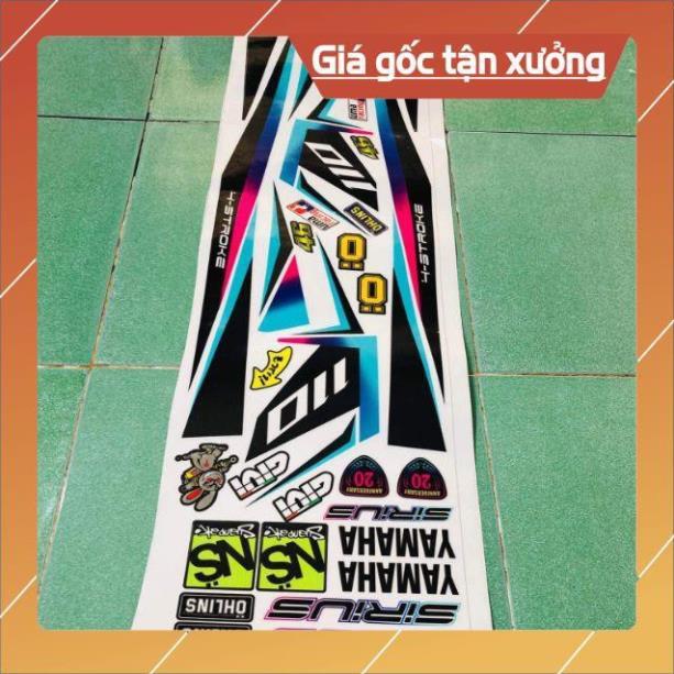 Tem rời sirius in decal trong phiên bản kỉ niệm 20 năm
