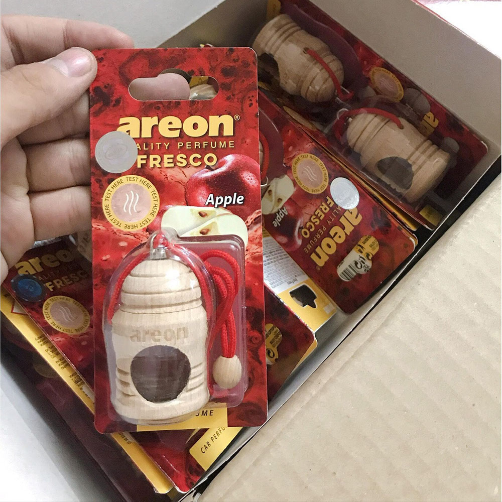 Tinh dầu treo xe ô tô Areon hương táo – Areon Fresco Apple