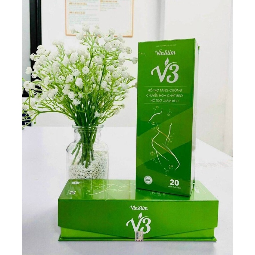 Combo 3 Hộp VINSLIM V3 - Viên Sủi giảm cân nhanh, an toàn, hiệu quả