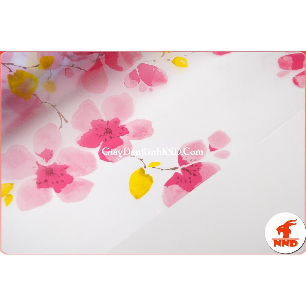 Giấy Decal Dán Kính Trang Trí Hoa Văn Mã A02