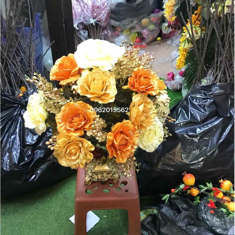 CỤM HỒNG KIM TUYẾN làm oản thờ