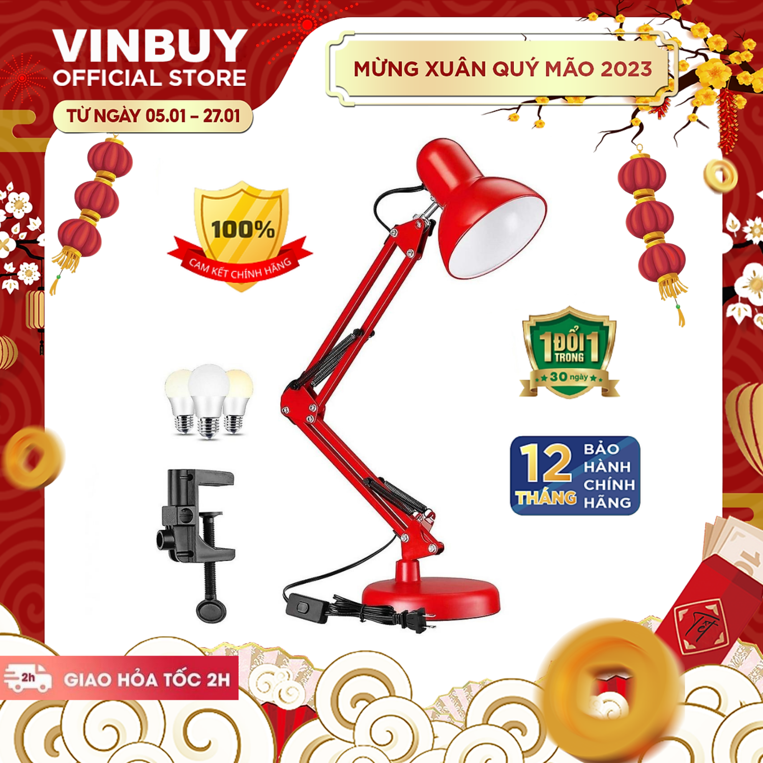 Đèn Pixar, Đèn Bàn Học Chống Cận Thị, Đèn Làm Việc Để Bàn Bảo Vệ Mắt - Hàng Chính Hãng - VinBuy