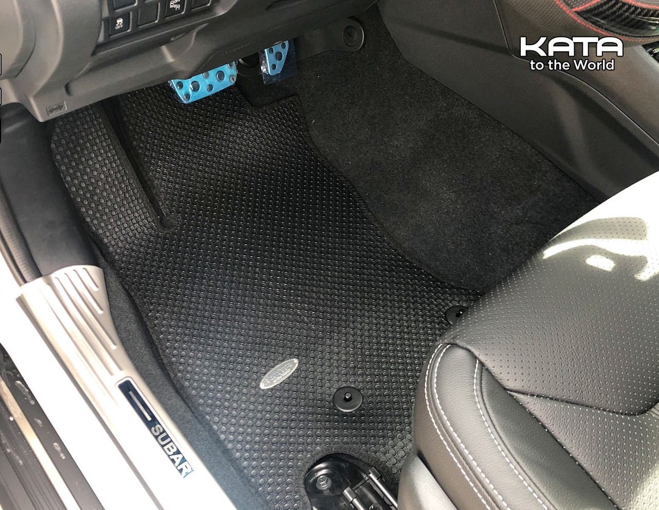 Thảm lót sàn ô tô KATA cho xe Subaru Forester - Khít với sàn xe, Chống trơn, Không mùi, Không ẩm mốc